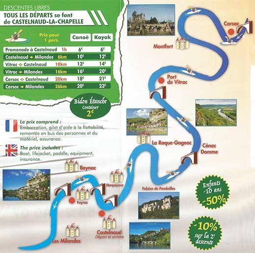 Terre D'Histoire - Baignade - Canoe - Piste Cyclable A 100 M Castelnaud La Chapelle Exterior photo
